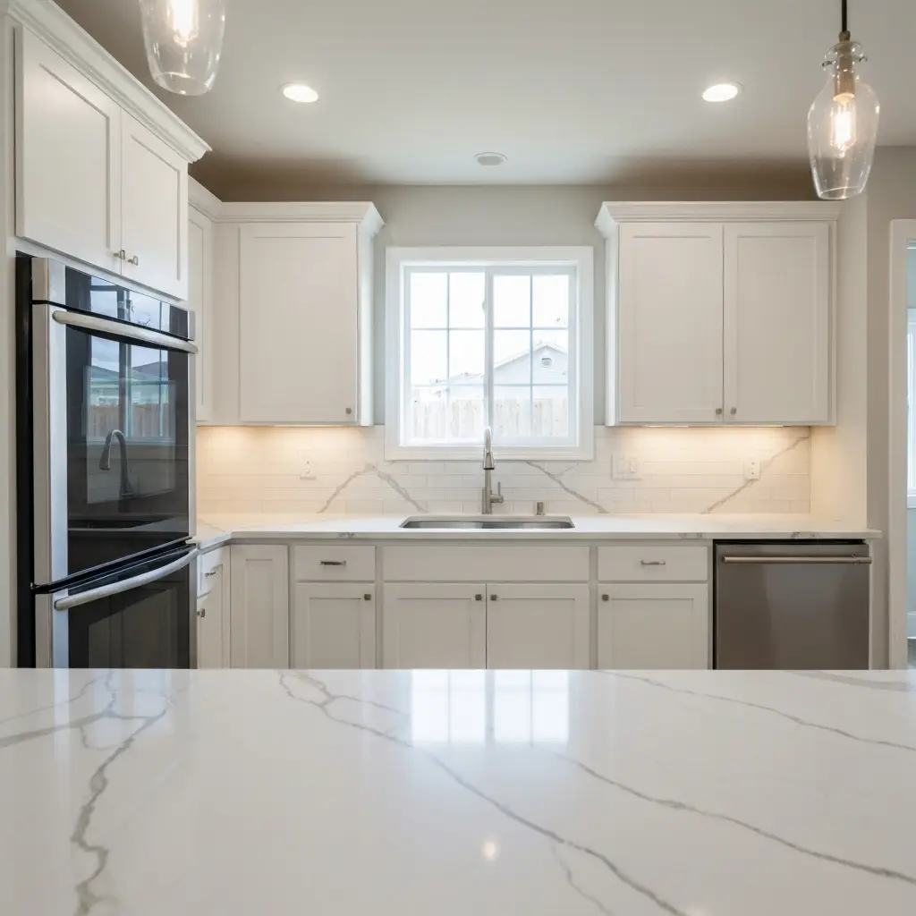 Modern kitchen in a beautiful Utah home